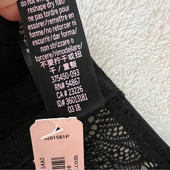 Victoria’s Secret Lace Bustier Corset Black NEW Size 32B - Picture 7 of 7